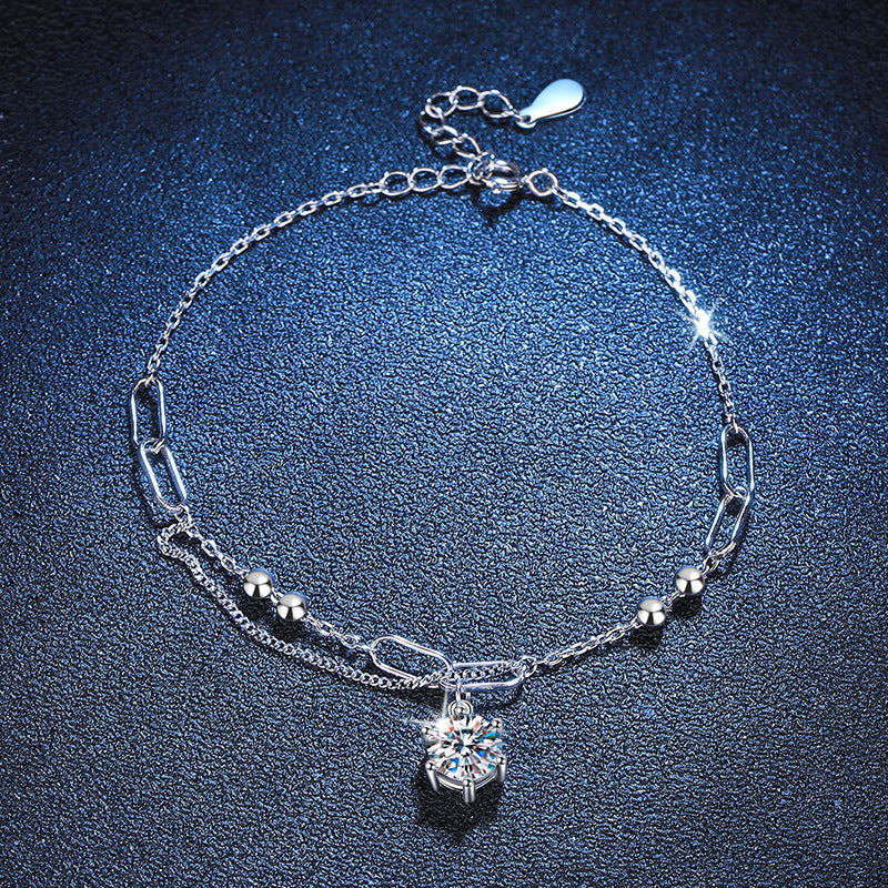 [Sophire]CLASSIC SOLITAIRE MOISSANITE BRACELET
