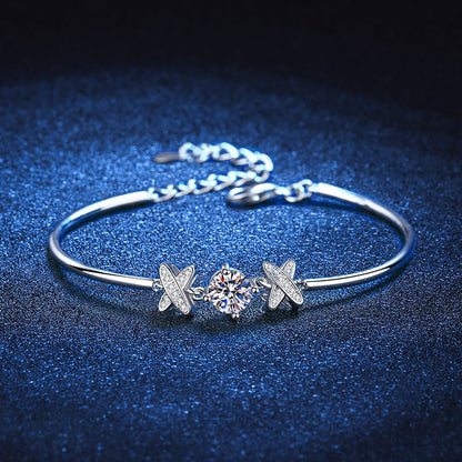 [Sophire]ELEGANT BOW-KNOT MOISSANITE BRACELET