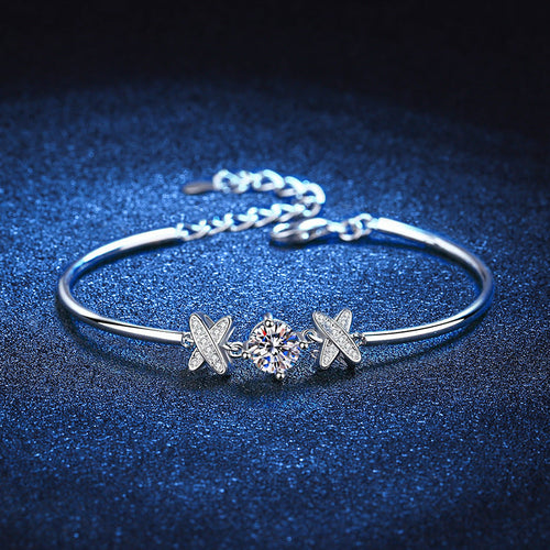 [Sophire]ELEGANT BOW-KNOT MOISSANITE BRACELET