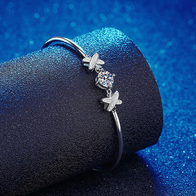 [Sophire]ELEGANT BOW-KNOT MOISSANITE BRACELET