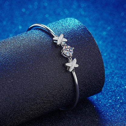 [Sophire]ELEGANT BOW-KNOT MOISSANITE BRACELET