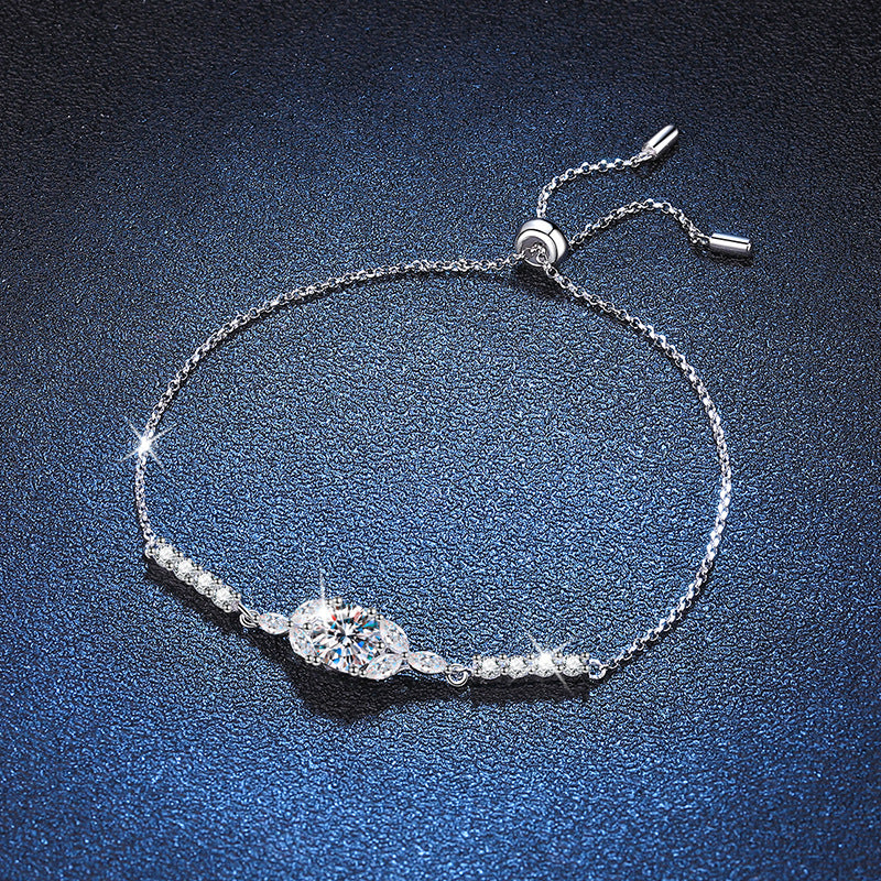 [Sophire]BLOOMING STAR-FLOWER MOISSANITE BRACELET