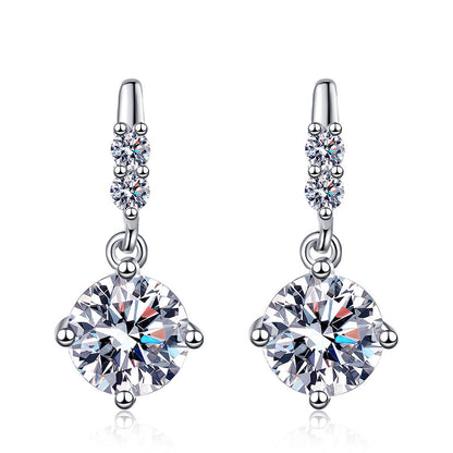 [Sophire]DYNAMIC TASSEL MOISSANITE DROP EARRINGS