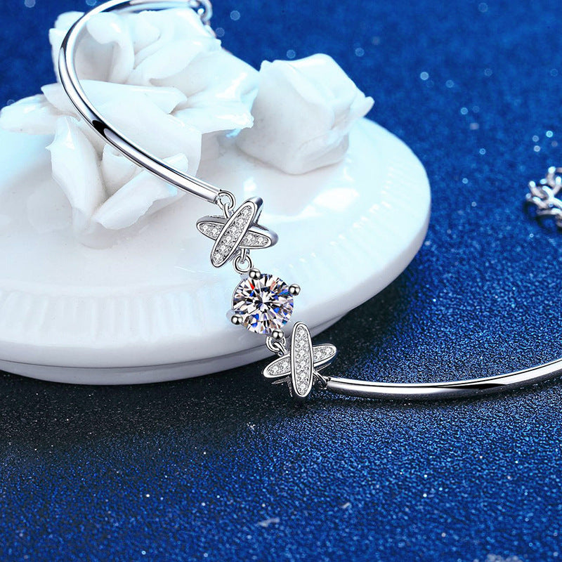 [Sophire]ELEGANT BOW-KNOT MOISSANITE BRACELET