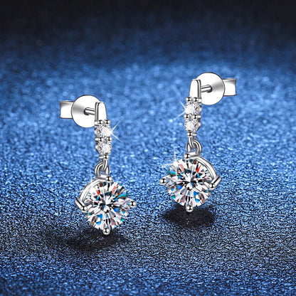 [Sophire]DYNAMIC TASSEL MOISSANITE DROP EARRINGS