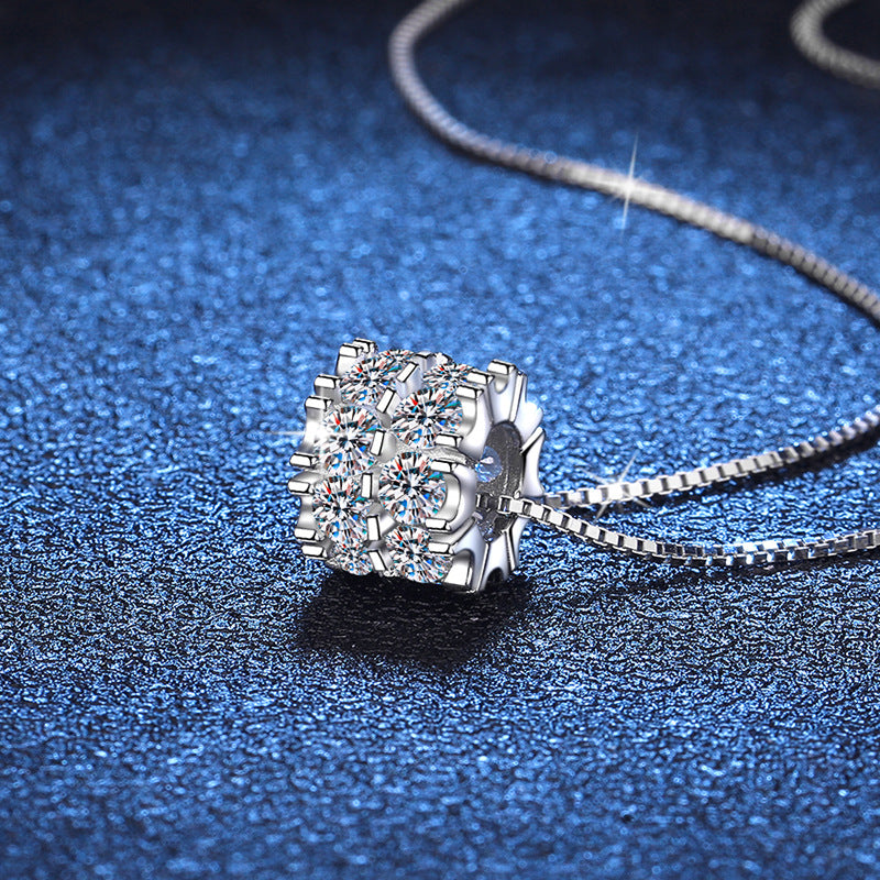 [Sophire]ELEGANT SLIM-WAIST MOISSANITE NECKLACE