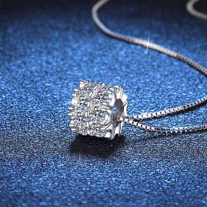 [Sophire]ELEGANT SLIM-WAIST MOISSANITE NECKLACE
