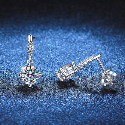 [Sophire]DYNAMIC TASSEL MOISSANITE DROP EARRINGS