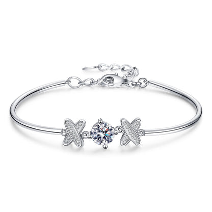[Sophire]ELEGANT BOW-KNOT MOISSANITE BRACELET