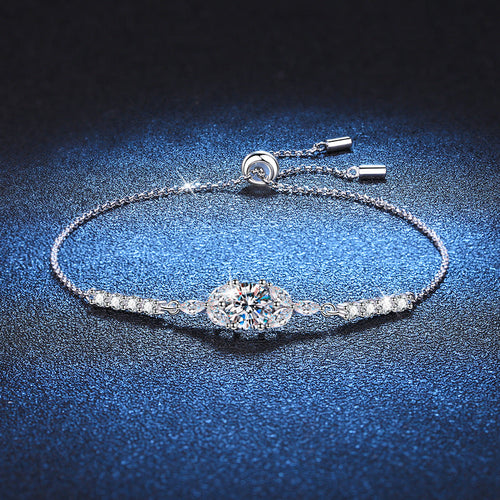 [Sophire]BLOOMING STAR-FLOWER MOISSANITE BRACELET