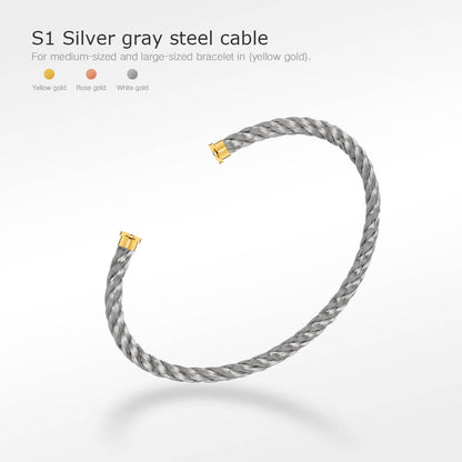 [Sophire Jewelry ]FORCE SERIES BRACELET CABLES 50 CHOICES (DIY SELECTION)