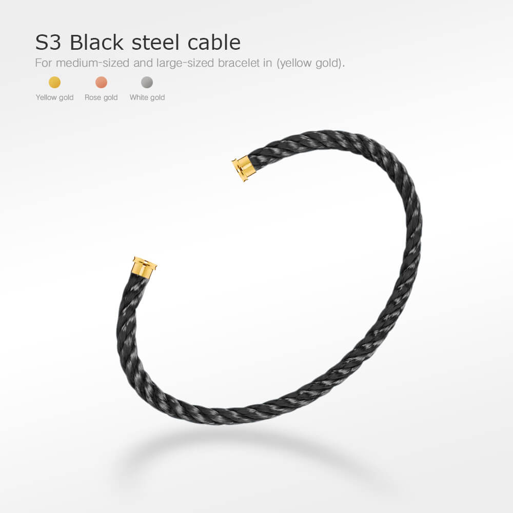 [Sophire Jewelry ]FORCE SERIES BRACELET CABLES 50 CHOICES (DIY SELECTION)
