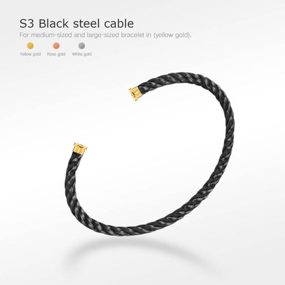 [Sophire Jewelry ]FORCE SERIES BRACELET CABLES 50 CHOICES (DIY SELECTION)