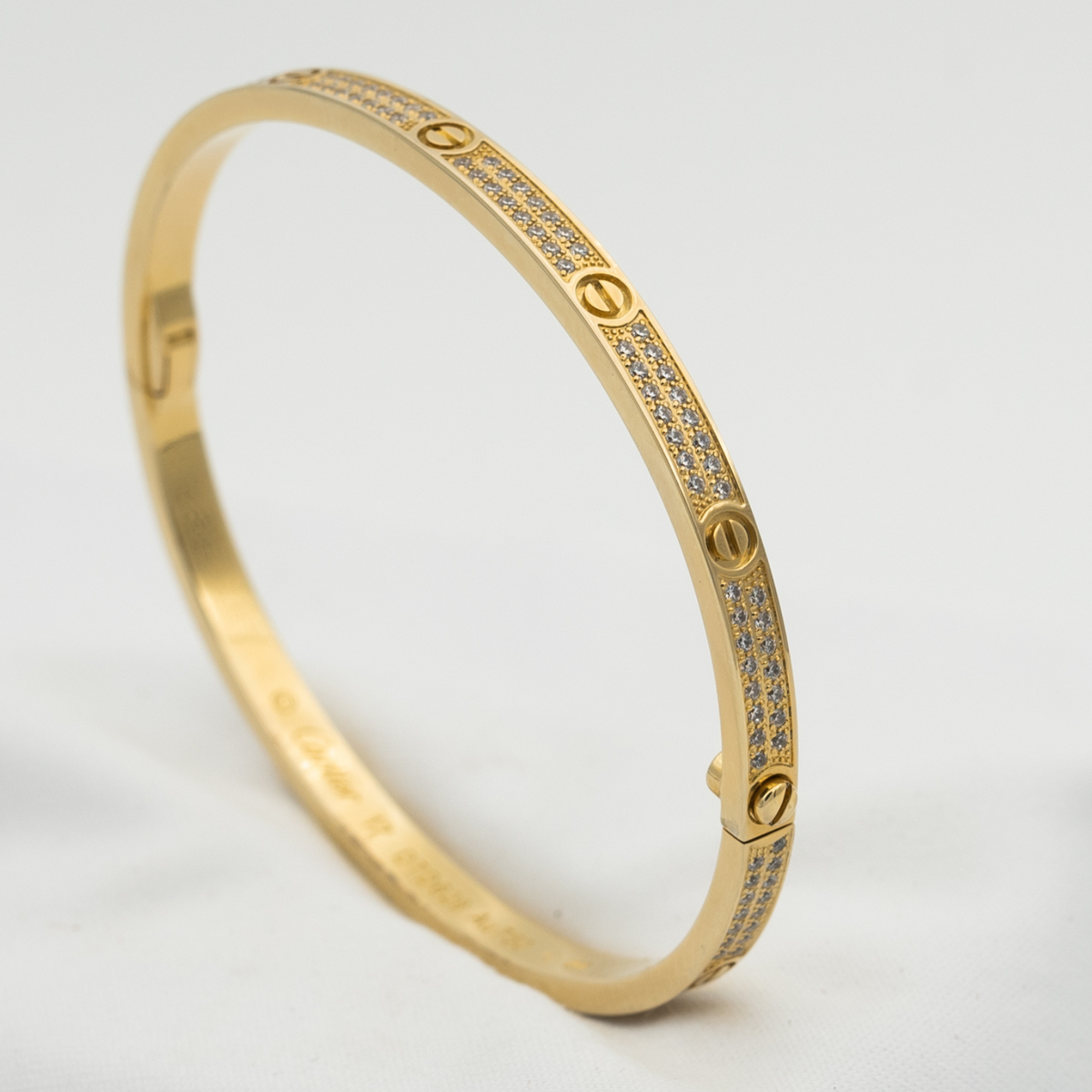 [Sophire Jewelry ]LOVE BRACELET 3.65MM DIAMOND-PAVED