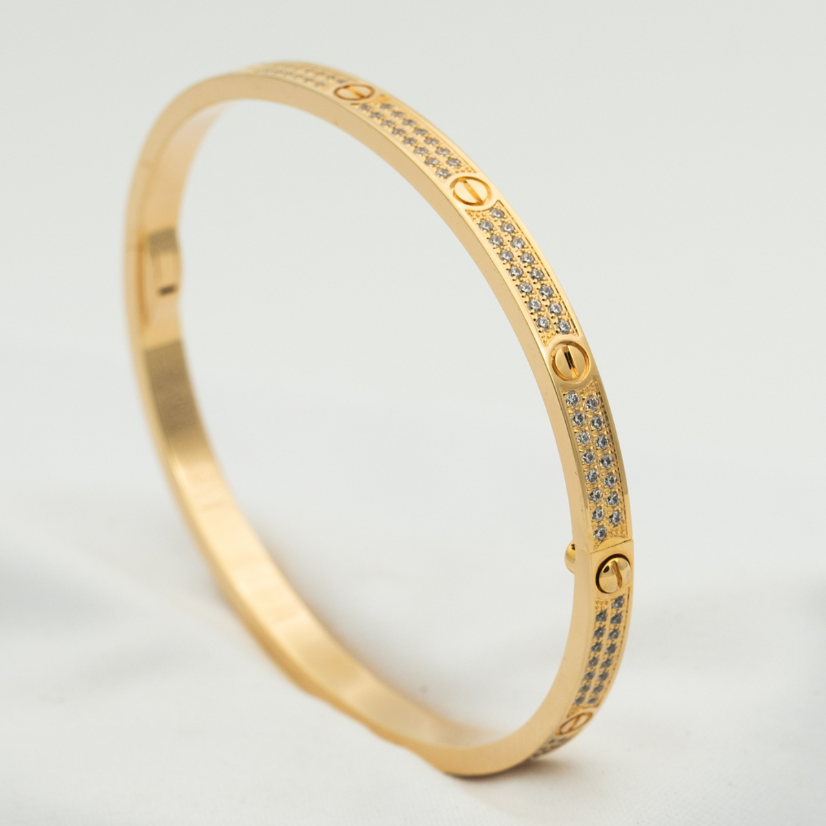 [Sophire Jewelry ]LOVE BRACELET 3.65MM DIAMOND-PAVED