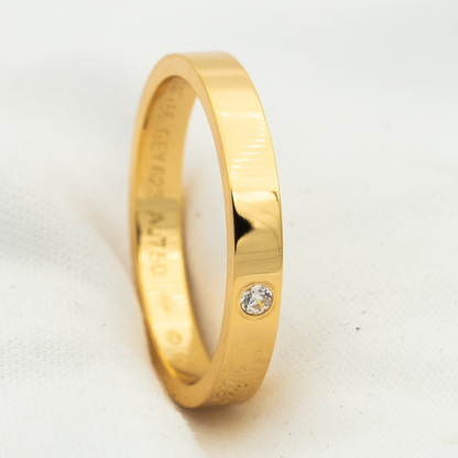 [Sophire Jewelry ]LOVE RING 4MM 1 DIAMOND