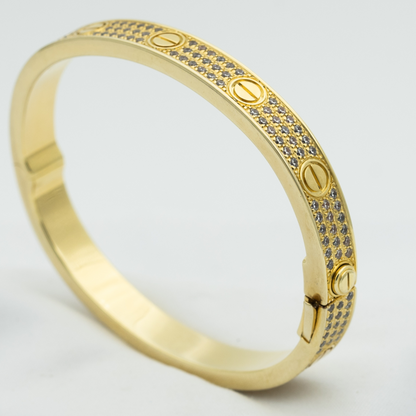 [Sophire Jewelry ]LOVE BRACELET 6.1MM DIAMOND-PAVED