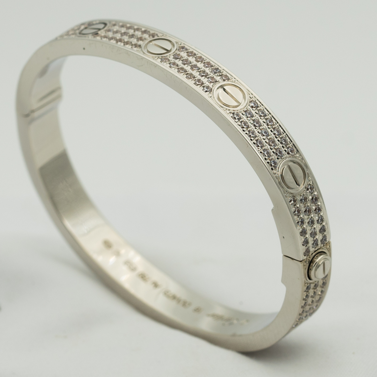 [Sophire Jewelry ]LOVE BRACELET 6.1MM DIAMOND-PAVED