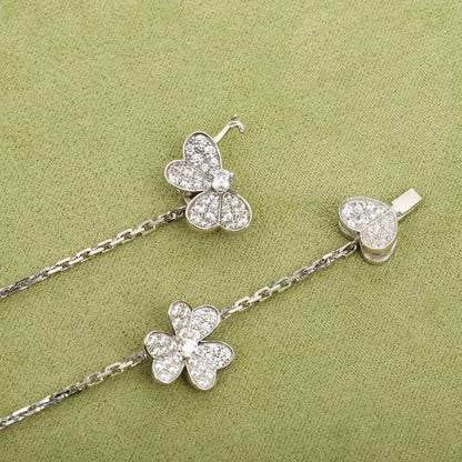 [Sophire Jewelry ]FRIVOLE SILVER 9 FLOWERS NECKLACE
