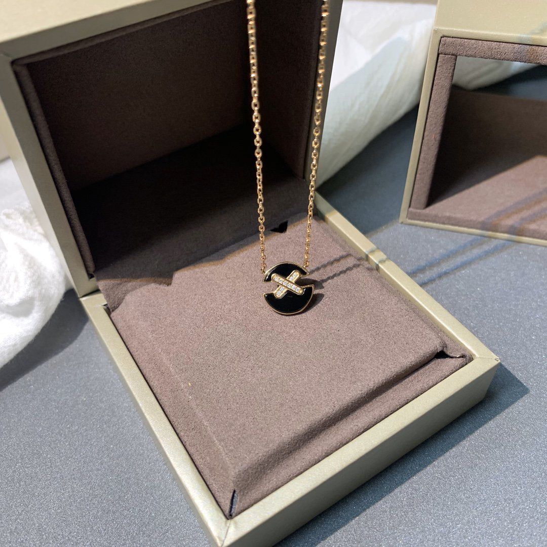 [Sophire Jewelry ]JEUX DE PINK GOLD DIAMOND NECKLACE