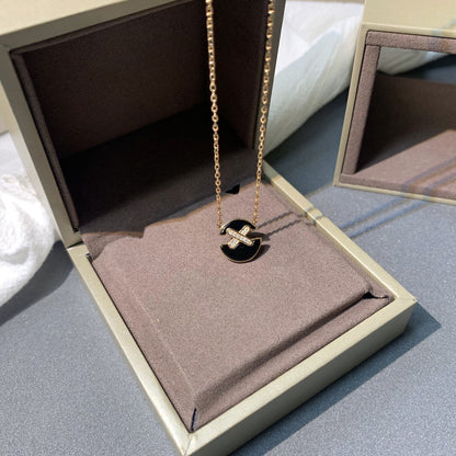 [Sophire Jewelry ]JEUX DE PINK GOLD DIAMOND NECKLACE