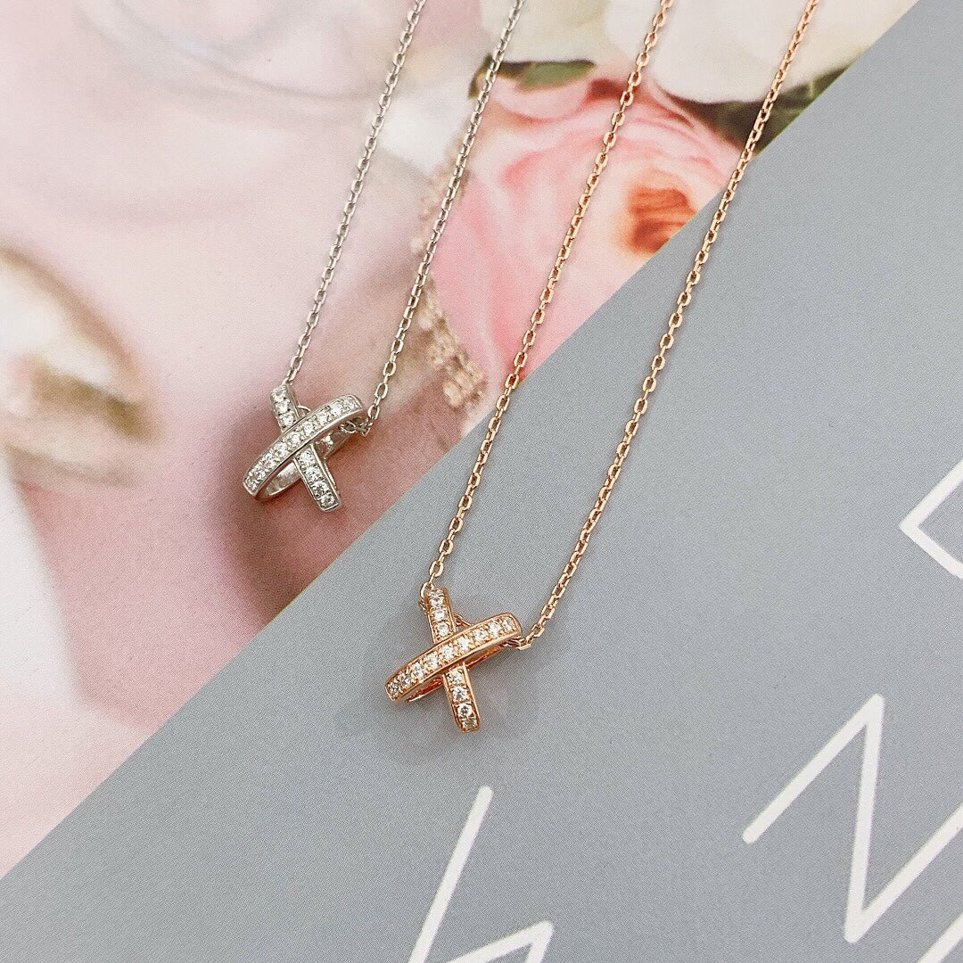 [Sophire Jewelry ]JEUX DE DIAMOND NECKLACE