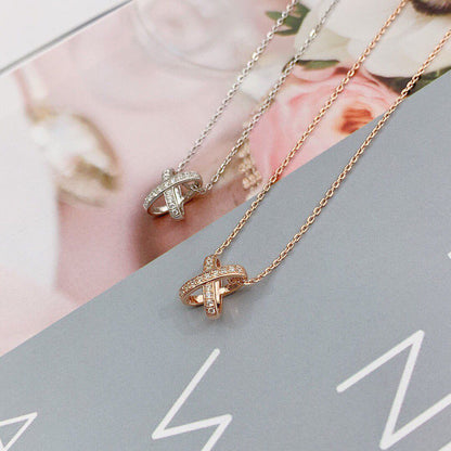 [Sophire Jewelry ]JEUX DE DIAMOND NECKLACE