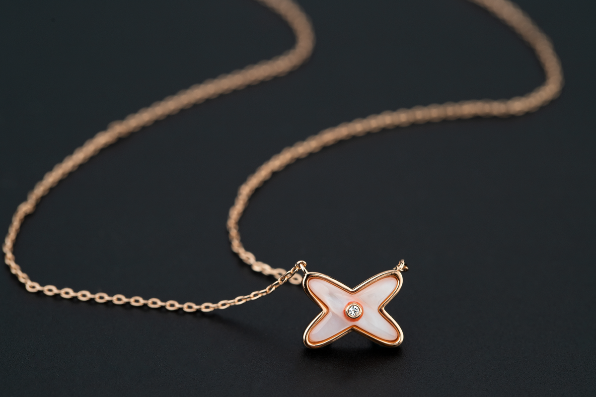 [Sophire Jewelry ]JEUX DE NECKLACE 1 DIAMOND