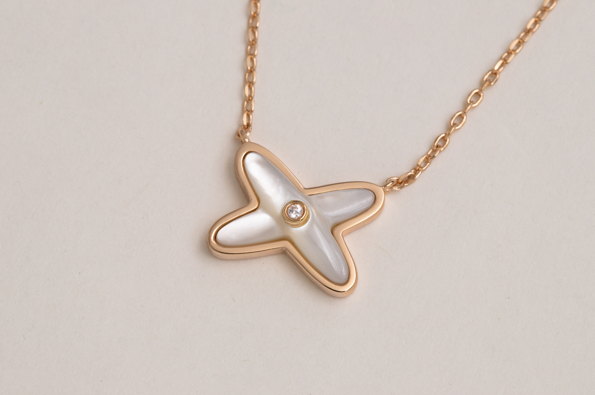 [Sophire Jewelry ]JEUX DE NECKLACE 1 DIAMOND