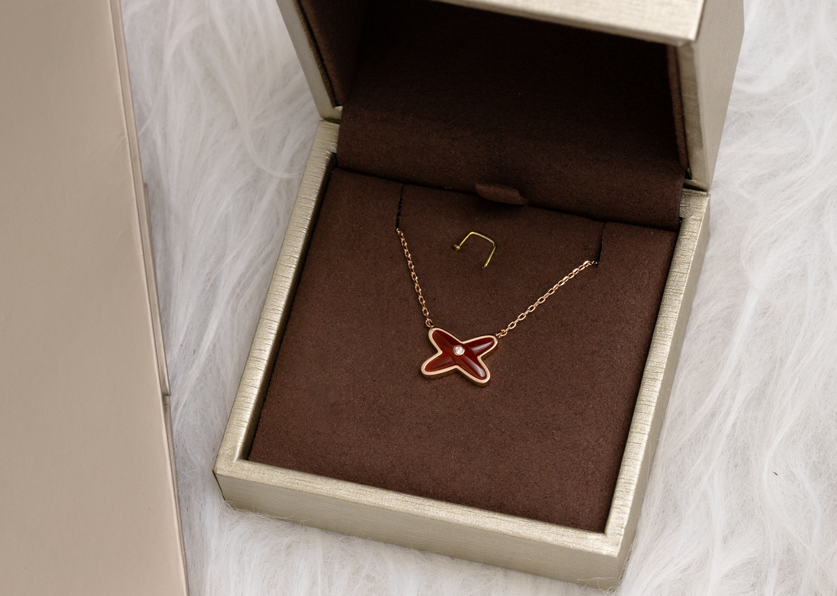 [Sophire Jewelry ]JEUX DE NECKLACE 1 DIAMOND