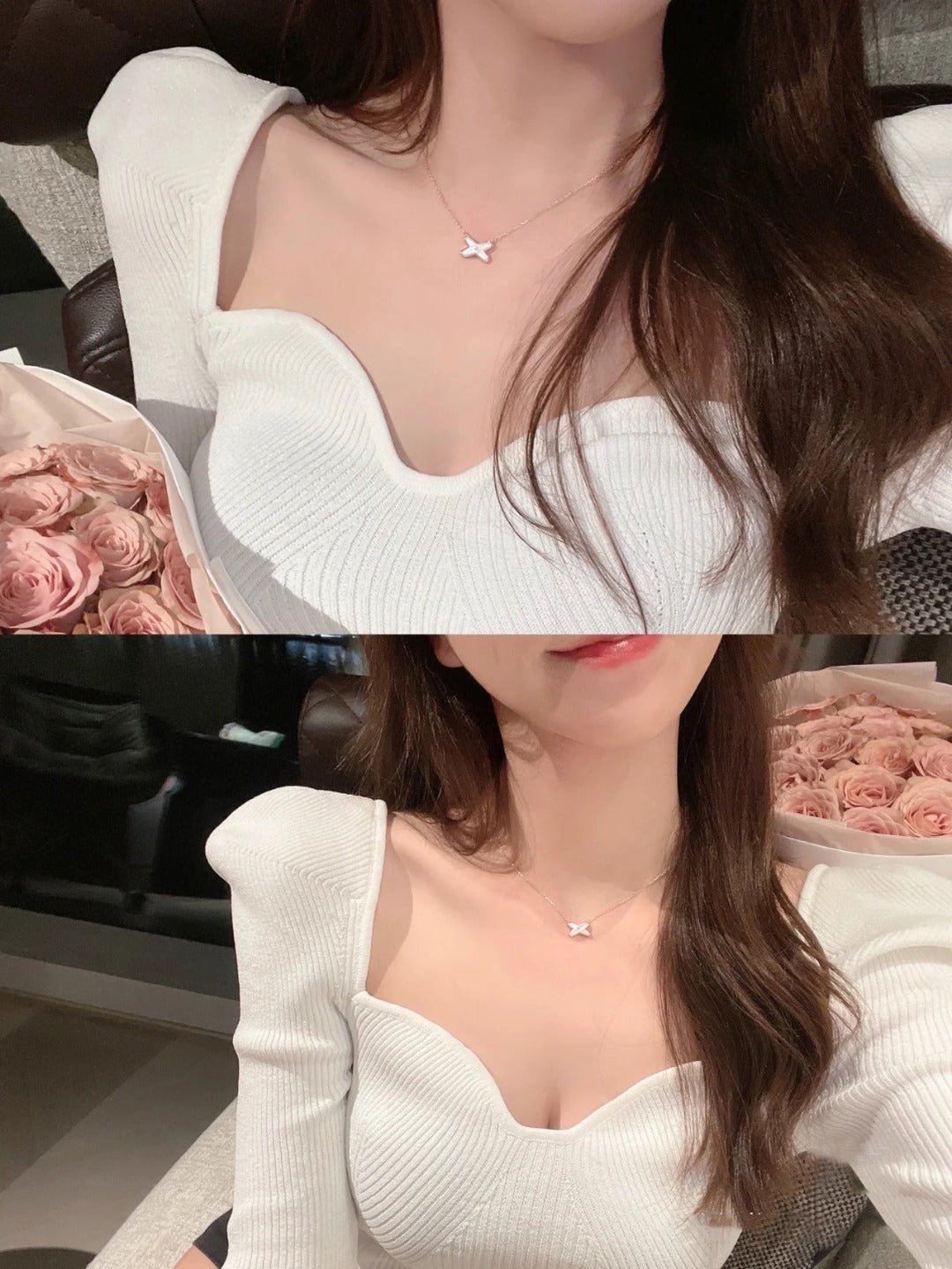[Sophire Jewelry ]JEUX DE NECKLACE 1 DIAMOND