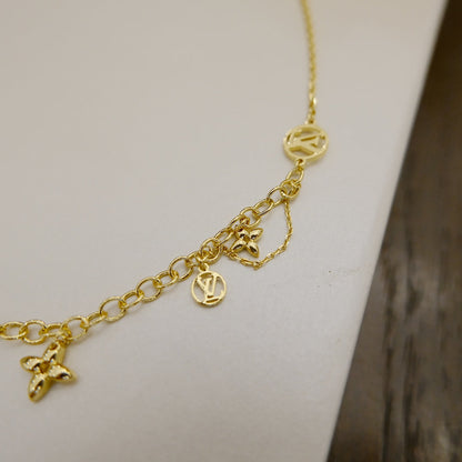 [Sophire Jewelry ]BLOOMING SUPPLE NECKLACE BRASS