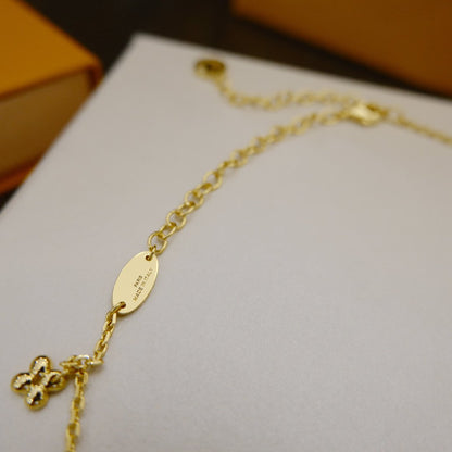 [Sophire Jewelry ]BLOOMING SUPPLE NECKLACE BRASS