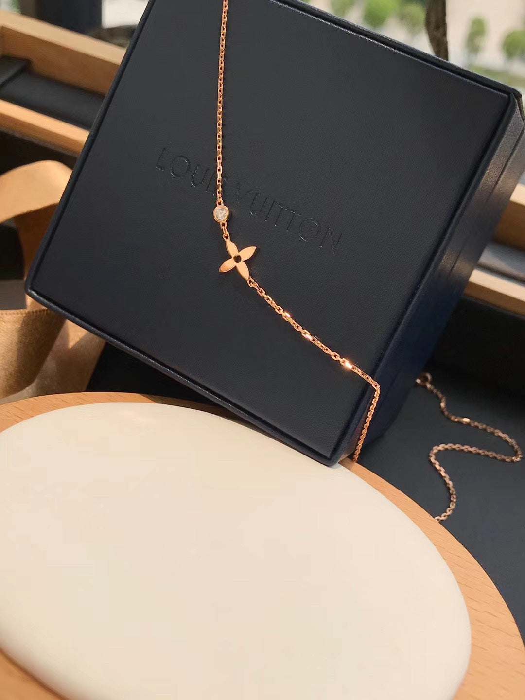 [Sophire Jewelry ]BLOSSOM PENDANT PINK GOLD AND DIAMOND