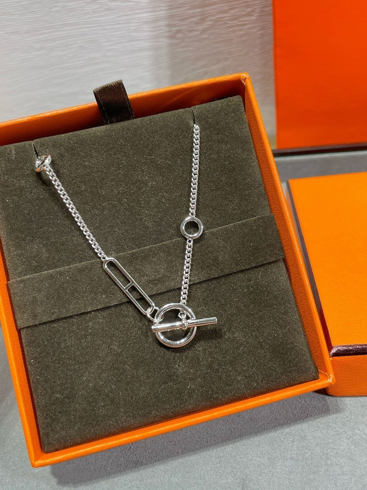 [Sophire Jewelry ]HM STERLING CHAINE D'ANCRE HEART