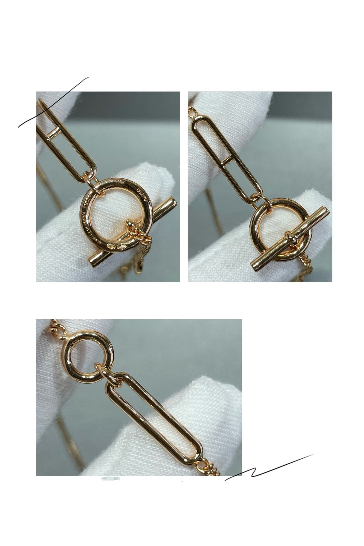 [Sophire Jewelry ]HM STERLING CHAINE D'ANCRE HEART