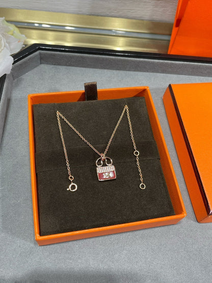 [Sophire Jewelry ]H CIRCE MOISSANITE PENDANT NECKLACE GOLD