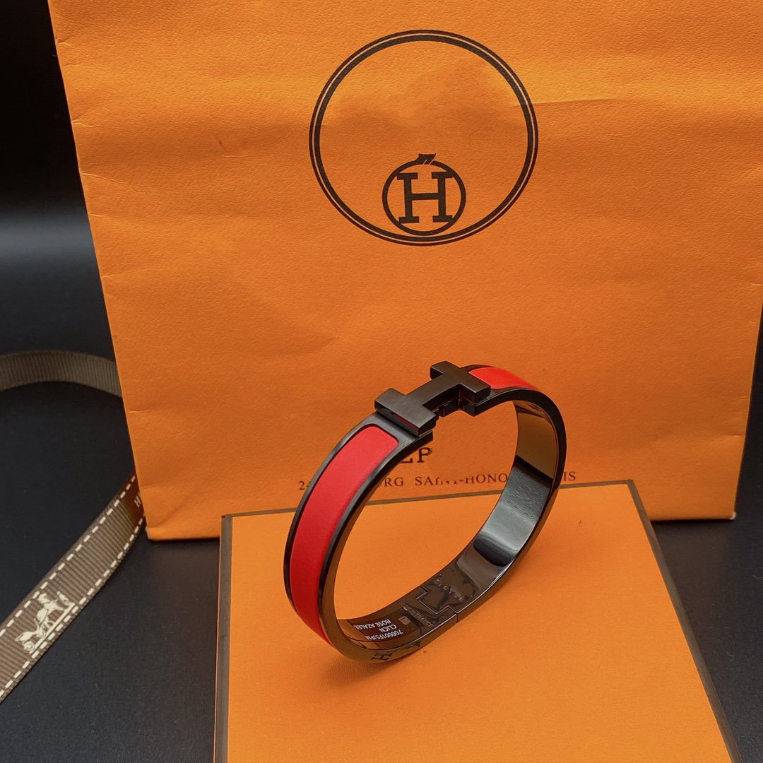 [Sophire Jewelry ]CLIC HM SO BLACK RED BRACELET