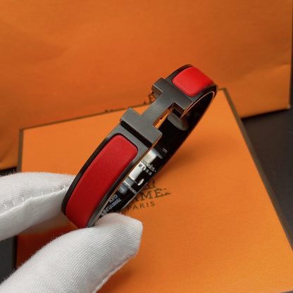 [Sophire Jewelry ]CLIC HM SO BLACK RED BRACELET