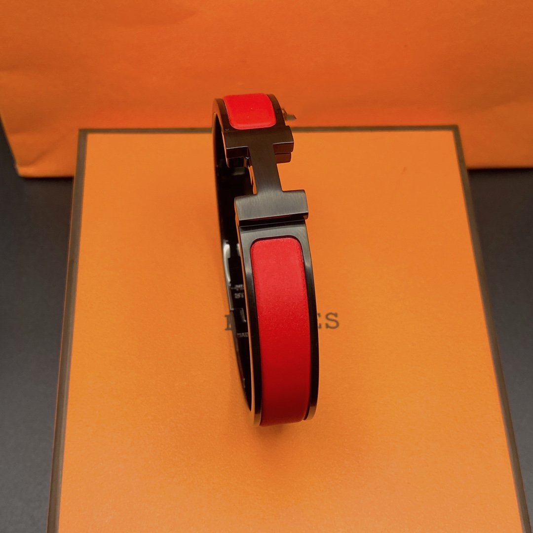 [Sophire Jewelry ]CLIC HM SO BLACK RED BRACELET