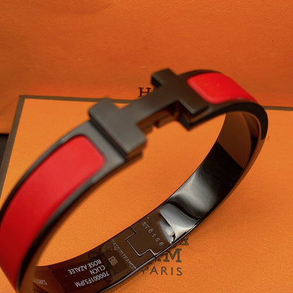 [Sophire Jewelry ]CLIC HM SO BLACK RED BRACELET