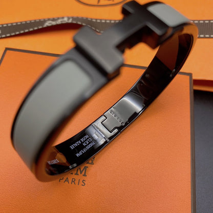[Sophire Jewelry ]CLIC HM SO BLACK GREY BRACELET