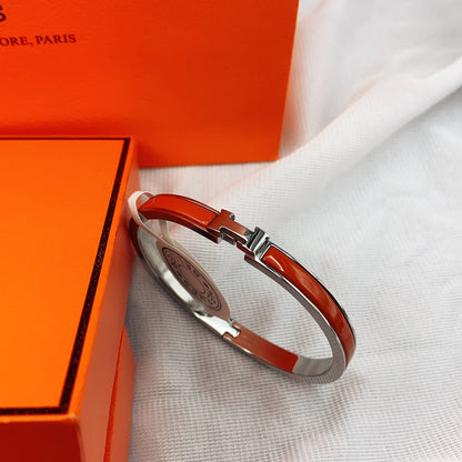 [Sophire Jewelry ]CLASSIC HM CLIC RED 8MM ENAMEL BRACELET