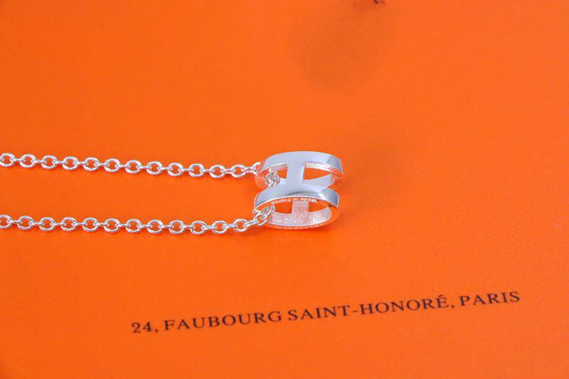 [Sophire Jewelry ]HM NECKLACE H LETTER OVAL SERIES