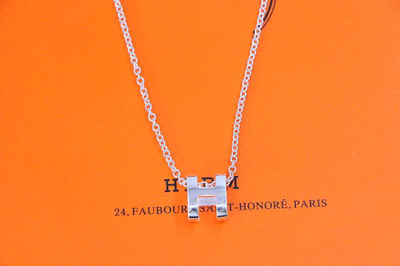 [Sophire Jewelry ]HM NECKLACE H LETTER OVAL SERIES