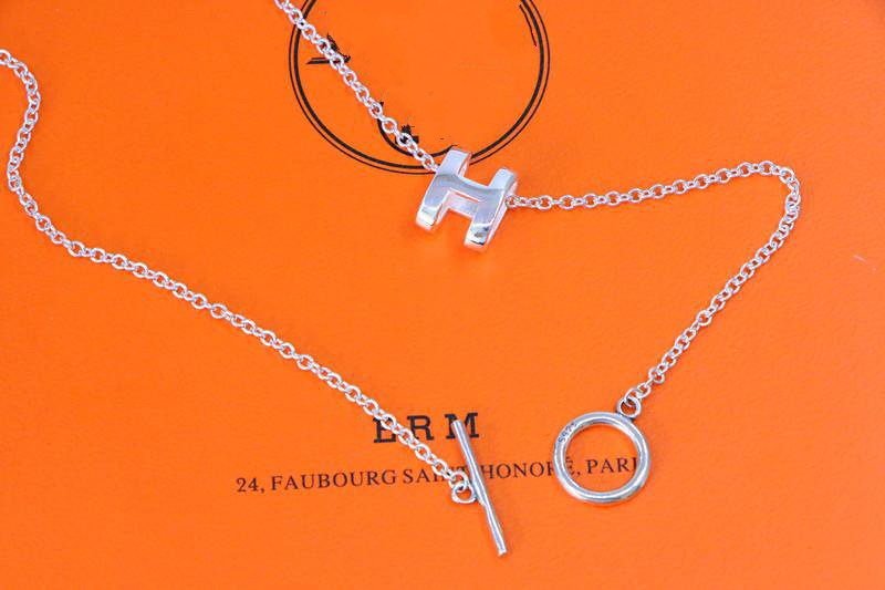 [Sophire Jewelry ]HM NECKLACE H LETTER OVAL SERIES