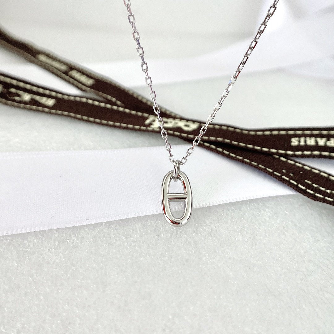 [Sophire Jewelry ]HM PIG NOSE NECKLACE
