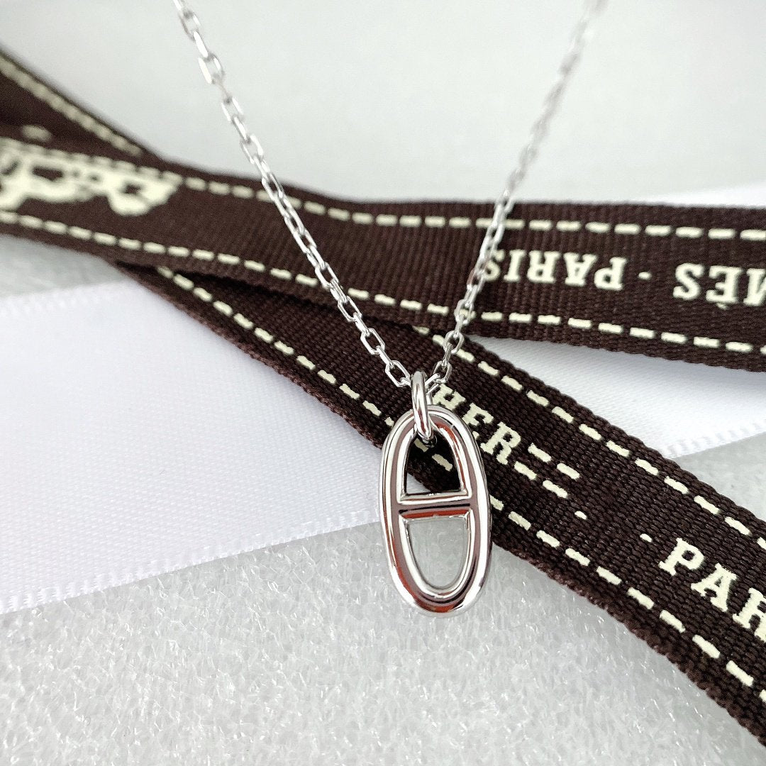 [Sophire Jewelry ]HM PIG NOSE NECKLACE