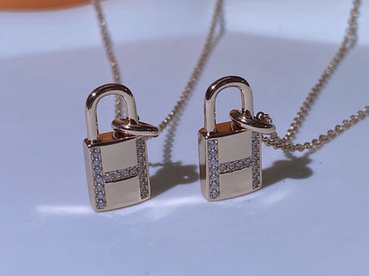 [Sophire Jewelry ]HM ADVANCED NICHE LOCK HEAD NECKLACE DIAMONDS