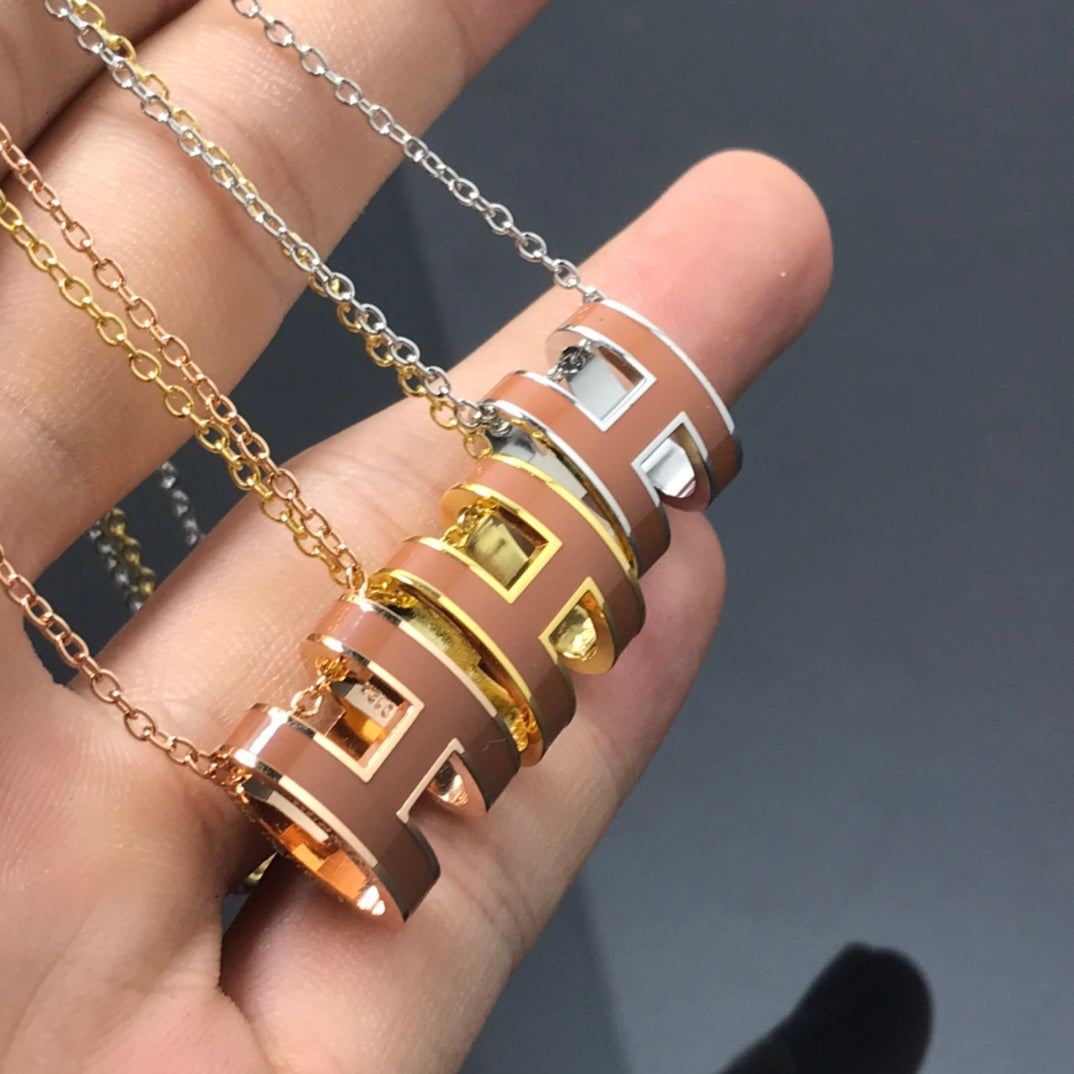 [Sophire Jewelry ]H NECKLACE BROWN